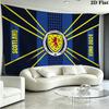 Scotland Wall Tapestry Aesthetic Wall Hanging Printed Fabric Blanket Decorative Tapestries for Bedroom Living Room Home Decor