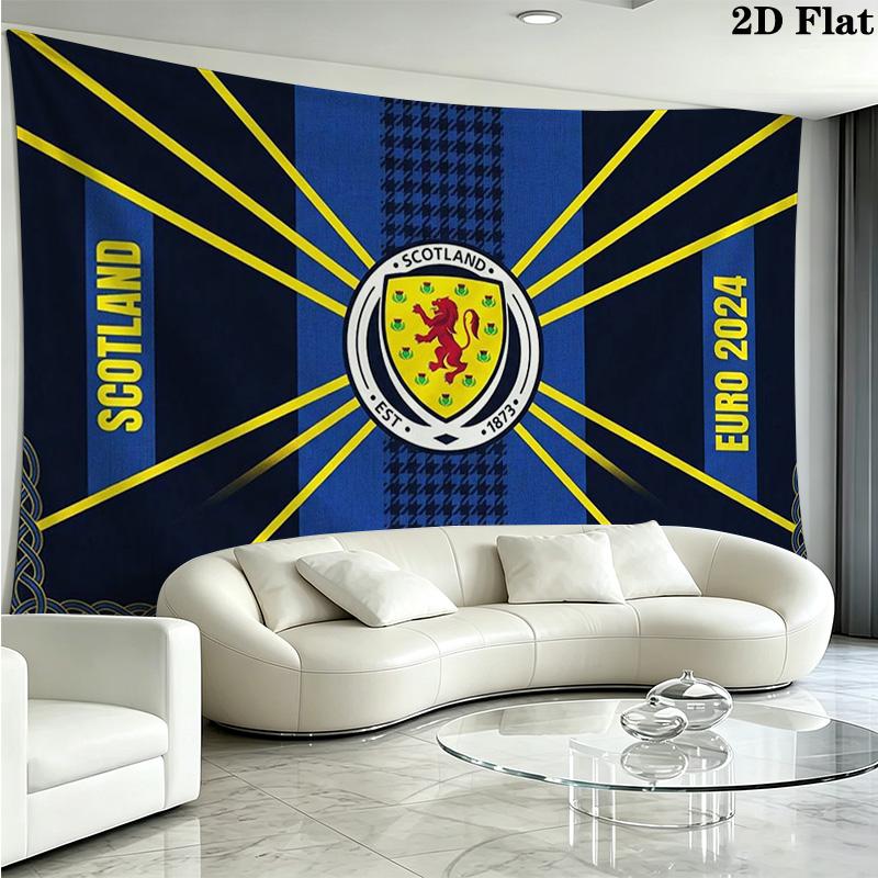 Scotland Wall Tapestry Aesthetic Wall Hanging Printed Fabric Blanket Decorative Tapestries for Bedroom Living Room Home Decor