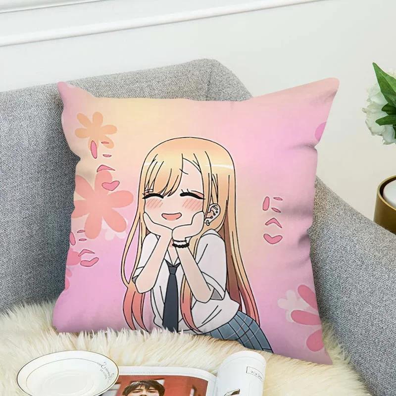 Pillowcases 40*40 Decor Marin Kitagawa Pillow Cases Decorative Cushion Covers for Pillows Pillowcase 45*45 Room Cushions Cover