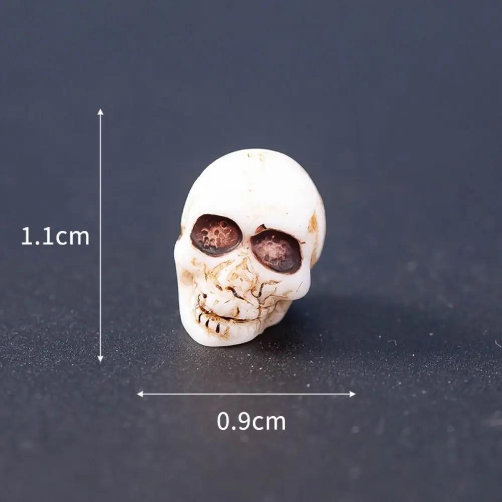 Multiple Styles Cartoon Halloween Small Ornaments DIY Mini Tombston Ornaments Resin Craft Resin Festival Ornaments Desktop