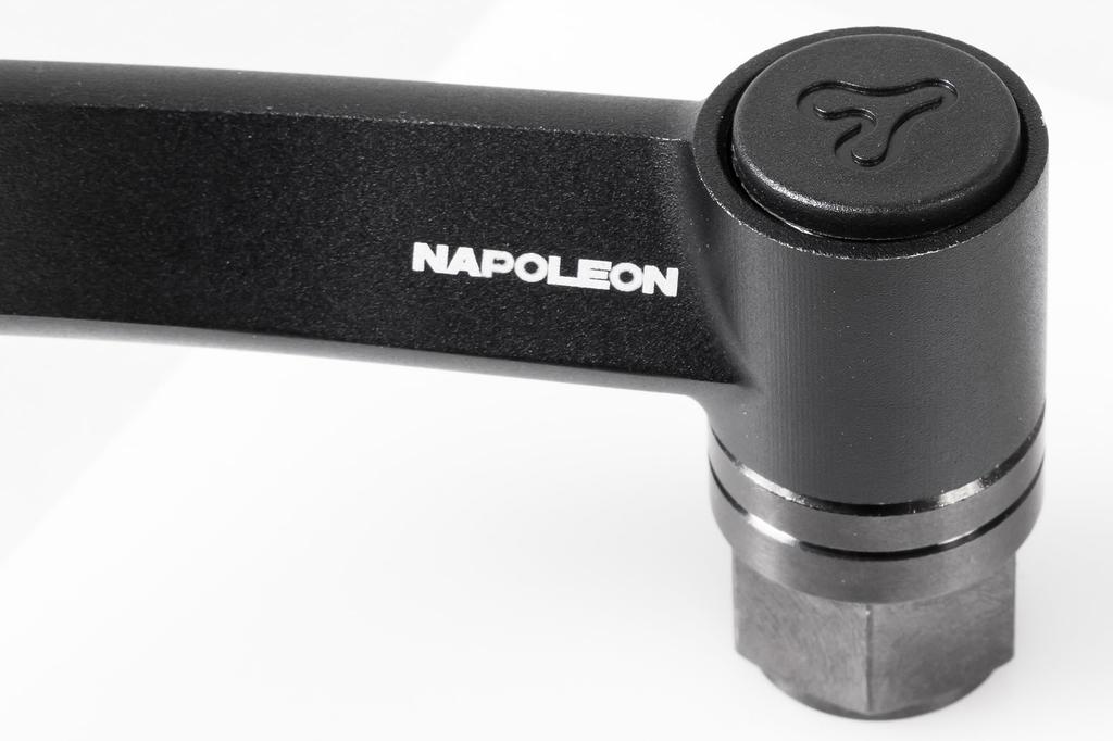 Tanax Napoleon BCF-10 Mirror Bolt Cap, Black, 0.3 Inch (8 Mm) Hex Wrench Hole,