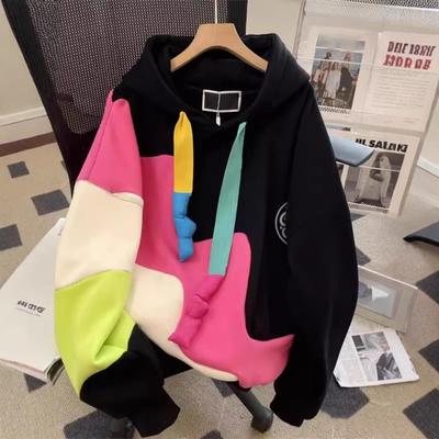 Spring Women's Casual Loose Hooded Sweatshirt