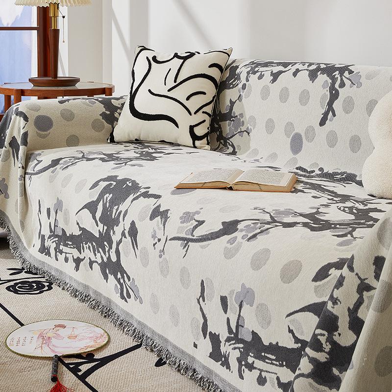 New Chinese Sofa Cover Chenille Sofa Cover Sofa Cover Four Seasons Transparent All-Inclusive Sofa Seat Cushions