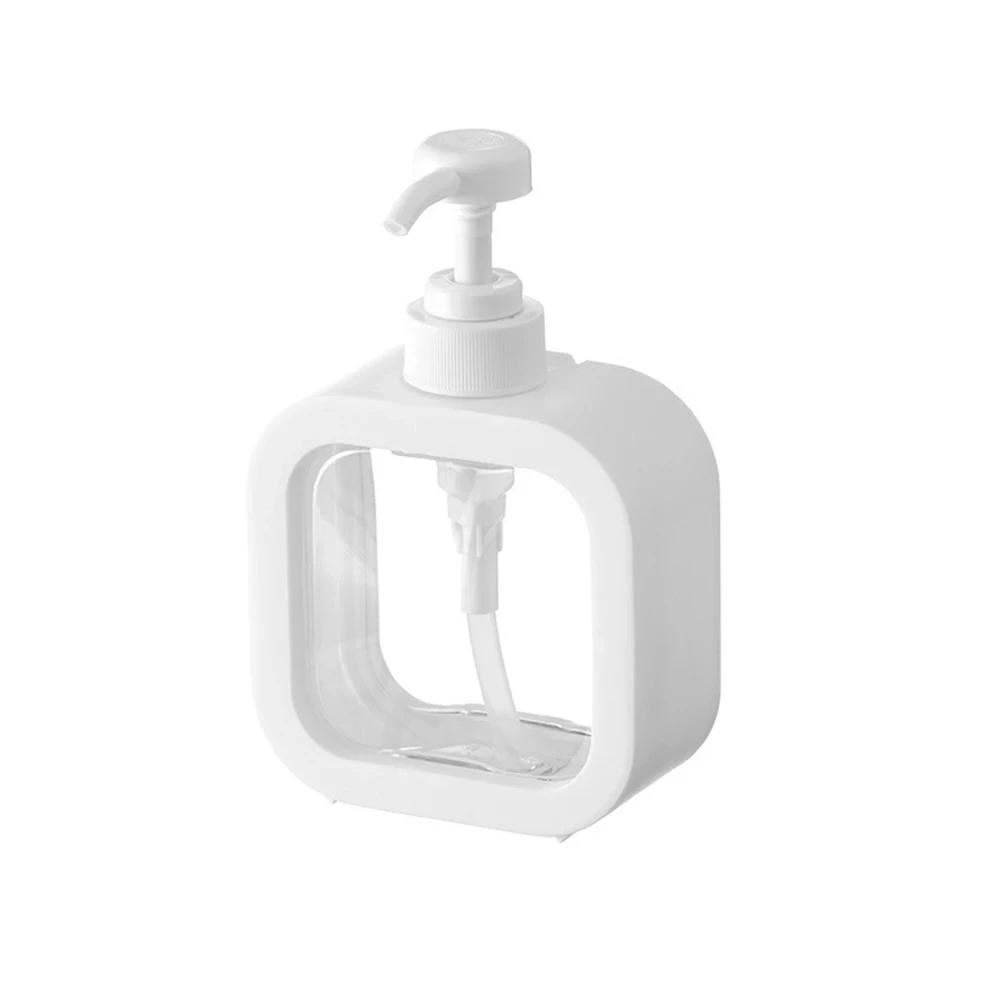 

1PC 300/500ML Large Capacity Transparent Soap Dispenser Bottle with Press Pump for Kitchen Bathroom Travel 300ml белый