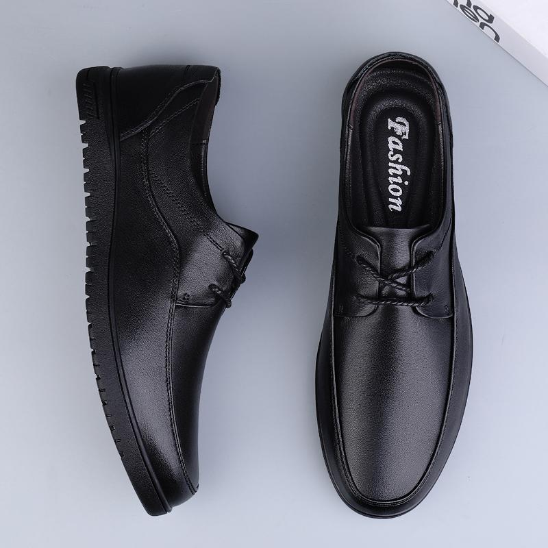 Fashion High Quality Men's Business Formal Shoe Genuine Leather Oxford Shoes Luxury Brand Men Formal Dress Footwear Classic Brogue Shoes