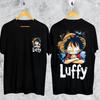 ONE PIECE Animations-Derivate Bedrucktes Kurzarm-T-Shirt Herren und Damen 2025 Sommer Neue Mode Lässig Baumwolle Beliebt