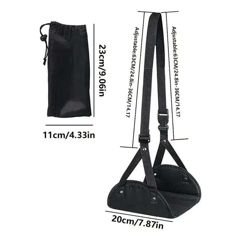 2025 New Airplane Footrest With Adjustable Strap, Portable Hammock Leg Rest, Perfect Travel Accessories
