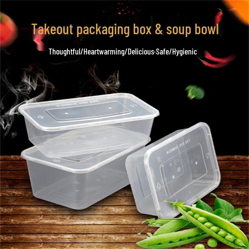 Disposable Clear Square Food Container