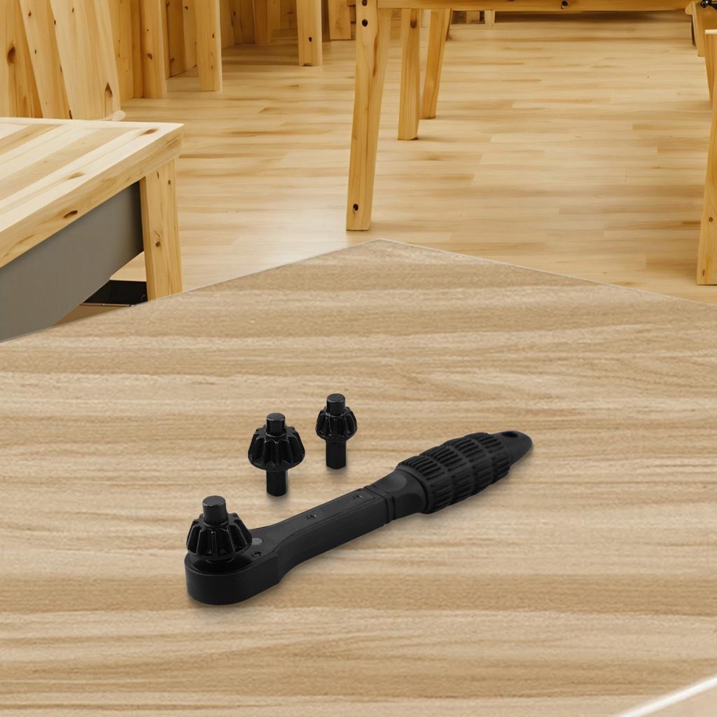 Heavy Duty Chuck Key Wrench with Ratchet Function for Drill Press Compatibility