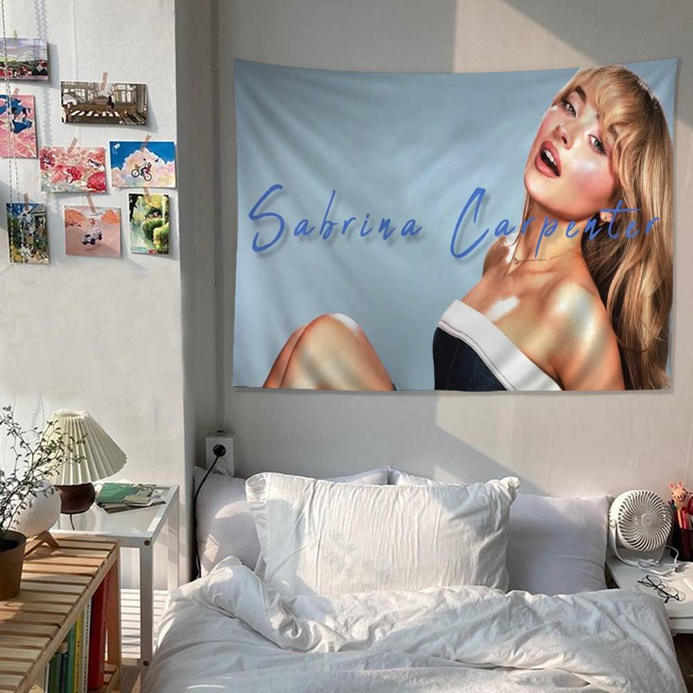 Singer SSabrina CCarpenter Chart Tapestry Art Science Fiction Room Home Decor Cheap Hippie Wall Hanging