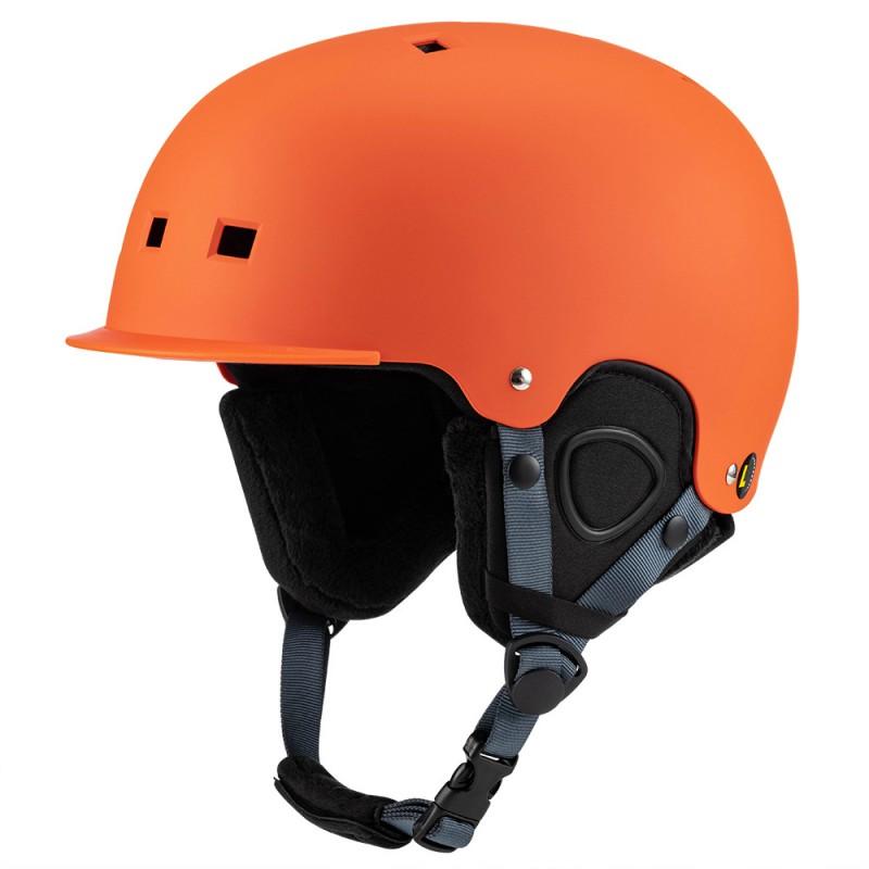 Winter Ski Helmet With Brim Snowboarding Skiing Adults Unisex EPS ABS Half Safety Gear