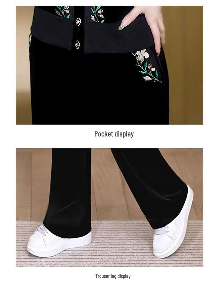 Dam Vår & Höst Mode Lös Slimmande Tvådelad Set - Ny Temperamentdesign