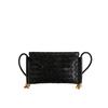 Autumn and winter small fragrant style versatile woven bag simple casual shoulder envelope bag fashionable commuter flip sheepskin bag women