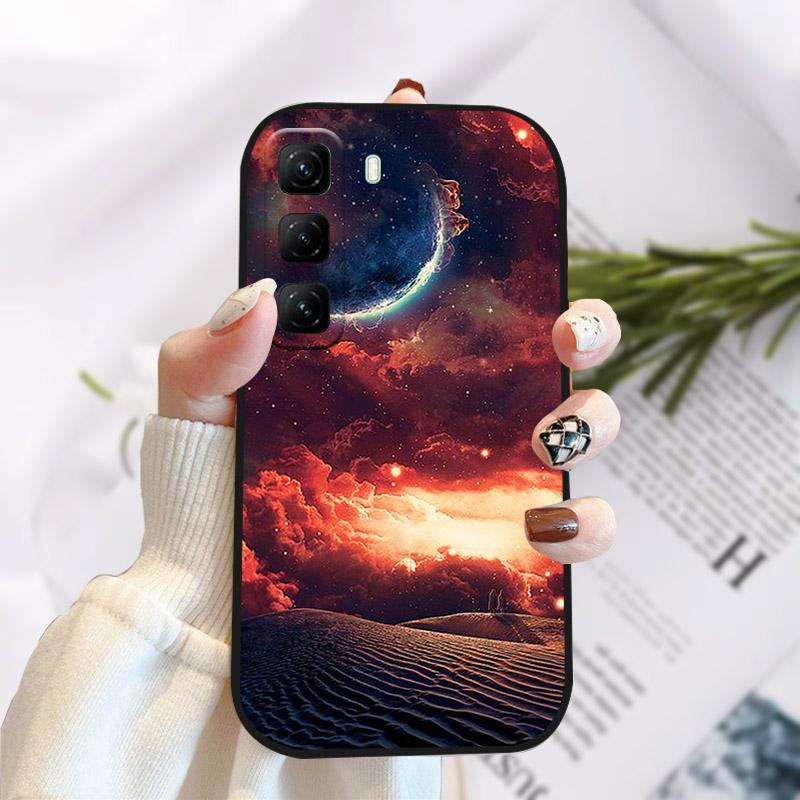 For Infinix Hot 60 Pro X6885 4G Case Camera Protection Cover Soft TPU Phone Casing For Infinix Hot 60Pro Hot60 Pro Fundas Bumper