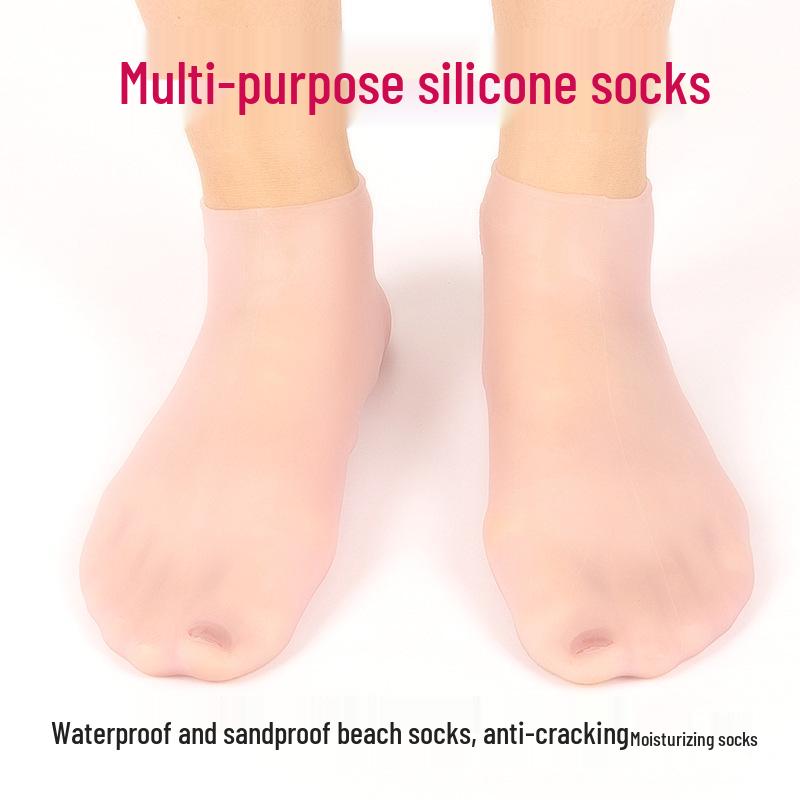 Verbesserte Silikon Peeling Fußmasken Socken für trockene Haut und Hornhaut