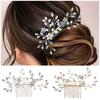Exquisite Bridal Headdress Sparkling Faux Pearl Hairclip Daily Use Rhinestone Hairpin  Bridesmaid