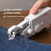 Hand Sewing Machine Portable Sewing Machine Quick Handheld Sewing Tool Mini Electric Home DIY Apparel Supplies Arts Crafts