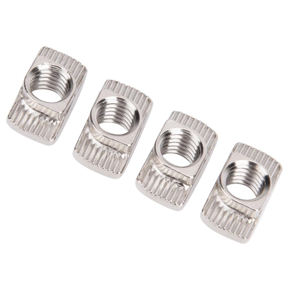 100pcs European Standard T Nut 45T M8 Threaded T Sliding Nut for Aluminum Profile