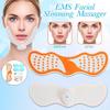 235×65×15mm Ems Face Lifting Machine Facial Muscle Stimulator V Face Slimming Exerciser Ems Massager Face With Gel Pads Skin Lift
