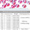 14400pcs Hotfix Rhytones Bulk Glass Crystal AB Gemstones Applique for Dresses Rhinestone T-shirt Garment Accessories
