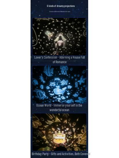 Elf LED Rechargeable Rotating Projection Lamp: Creative Children's Night Light & Music Box with Remote Control