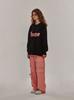 SOME PLACE Some Graphic Oversized Pullover Knit T-Shirt [Brown]