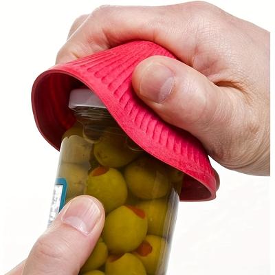 1 Pad de Cauciuc pentru Deschizător de Conserve - Colorat și Reutilizabil, Potrivit pentru Persoane cu Mâini Slabe și Design Ușor de Utilizat - Accesoriu Ideal pentru Bucătărie, Cadou Perfect