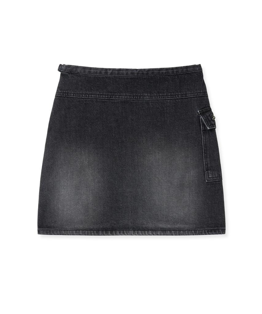 Midnight Move Cargo Skirt (Black)