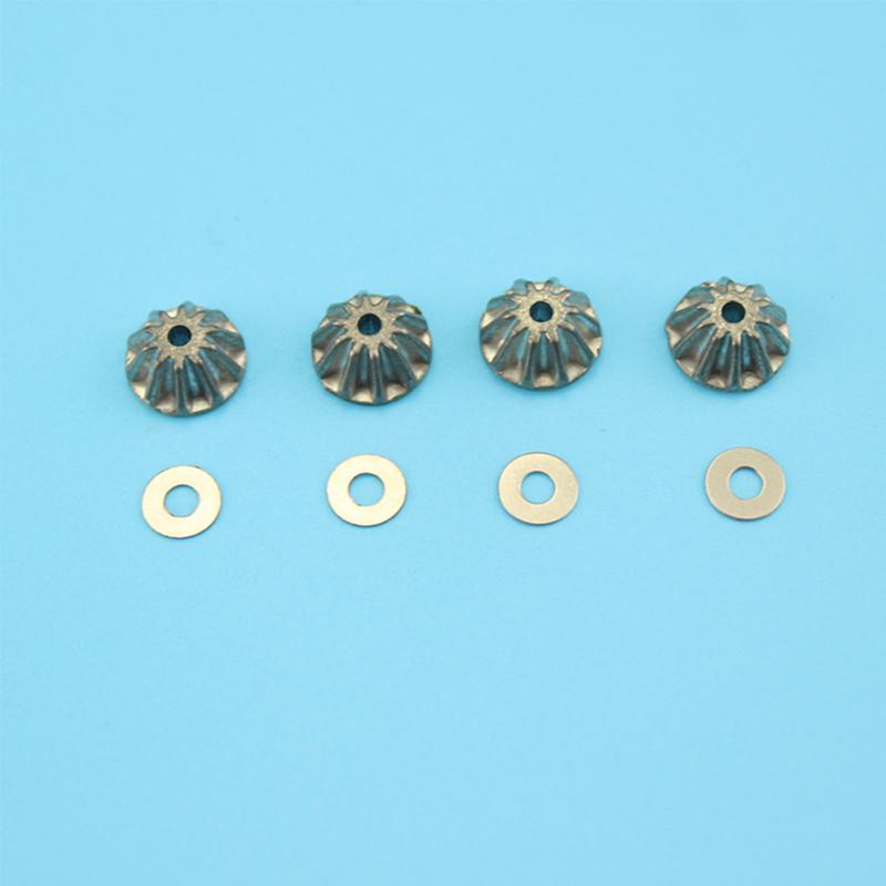 Kit di Parti Ingranaggi Metallici Aggiornato per Auto RC WLtoys 12428 12423 1/12 Ingranaggio Differenziale 30T/12T/16T/10T