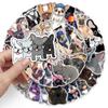 50pcs Waterproof French Bulldog Cartoon Stickers - Cute Pet Dog Decorative Stickers for Notebooks & Journals