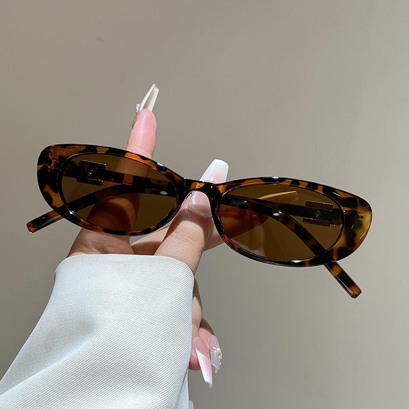 KAMMPT Vintage Oval Sunglasses Women Stylish Cute Outdoor Casual Shades 2026 New in Trendy Luxury Brand Design Decor Sun Glasses