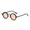  New Retro Round Punk Women Sunglasses Fashion Gradient Leopard Tea Shades UV400 Men Sun Glasses