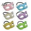 Adjustable Party Masks Halloween Half Face Masquerade Mask, Pearl Decor Venetian Exquisite Elegant Costume Accessory for Stage Show Evening