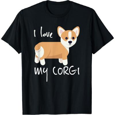 I Love My Corgi T-Shirt Dog Corgis Lovers Tee T-Shirt