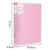 Four-hole A4 Punching Binder Send Hole Punch 4-hole Folder A4 Paper Clip Information Book Storage Transparent Book Clip