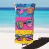 Bohemian Vintage Bloemrijke Klimop Strandlaken Groot Zacht Absorberend Handdoek Retro Bloemrijke Esthetiek Klimoprand Handdoek voor Strand