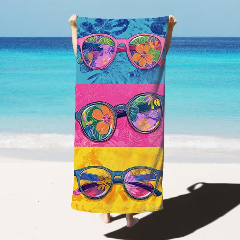 Bohemian Vintage Bloemrijke Klimop Strandlaken Groot Zacht Absorberend Handdoek Retro Bloemrijke Esthetiek Klimoprand Handdoek voor Strand