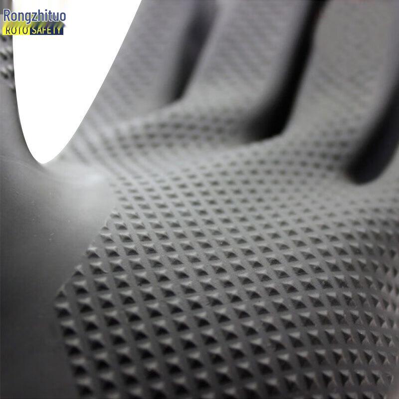 Rongzhituo Acid-Alkali Resistant Latex Gloves