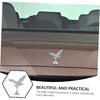 HEALLILY Metal Eagle Car Hood Ornament Truck Sturdy Auto Decor Accessory Easy Install Car Logo Sticker for SUV