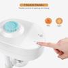 Dual-Function Facial Steamer with Touch Screen Timer, Cold/Hot Mist, LED Lamp, and Magnifying Glass
