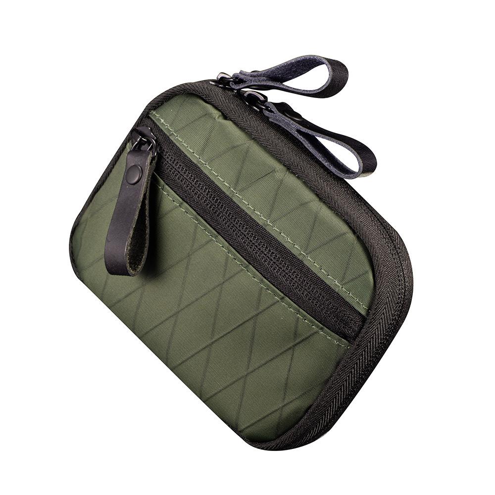 

Small EDC Wallet Pouch EDC Pocket Organizer with Belt, EDC Pouch Organizer Utility Pouch for Multitools Money Cash Key Purse зелений