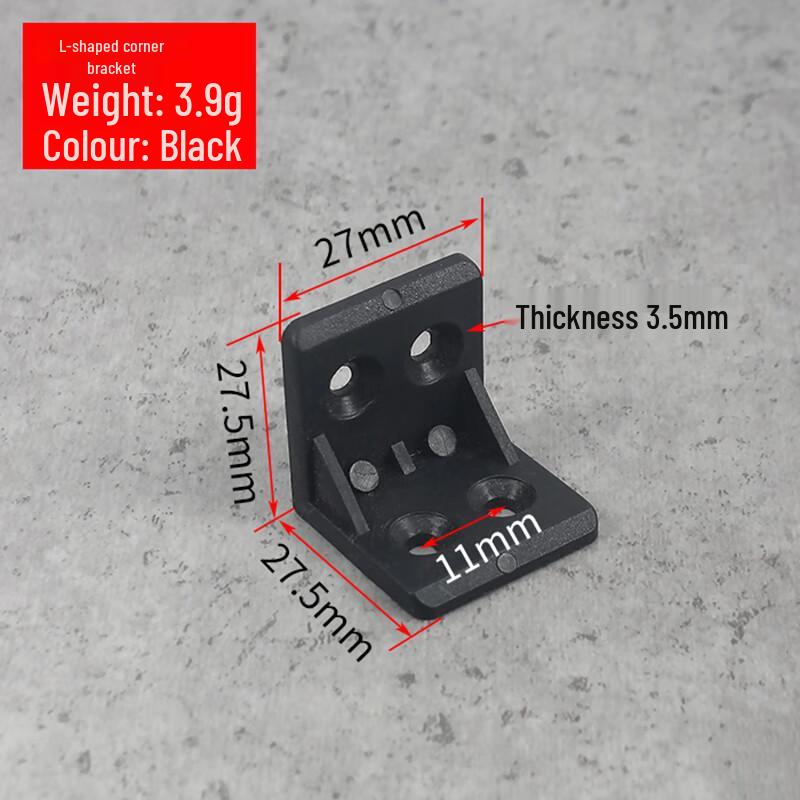 JNL Plastic L-Shaped Corner Brackets