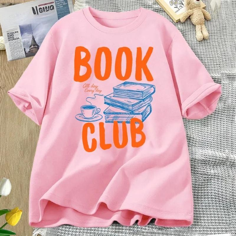 Retro Book Club Tshirt for Literature Lovers Reading Bookworm Tshirt Fashionable Bookworm Book Lover Librarian Uniform Y2K