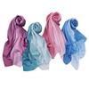 New Silk Hand Gradient Fashion Hijab Scarf Indonesian Malay Silver Scarf Raya Hijab