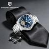 Pagani Design neue Top-Herren-Mechanikuhr Luxus Saphir Edelstahl 100m wasserdicht Herren-Automatikuhr