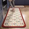 Bohemian Non-slip Diatom Mud Kitchen Mat - Water & Oil Absorbent, Easy Care