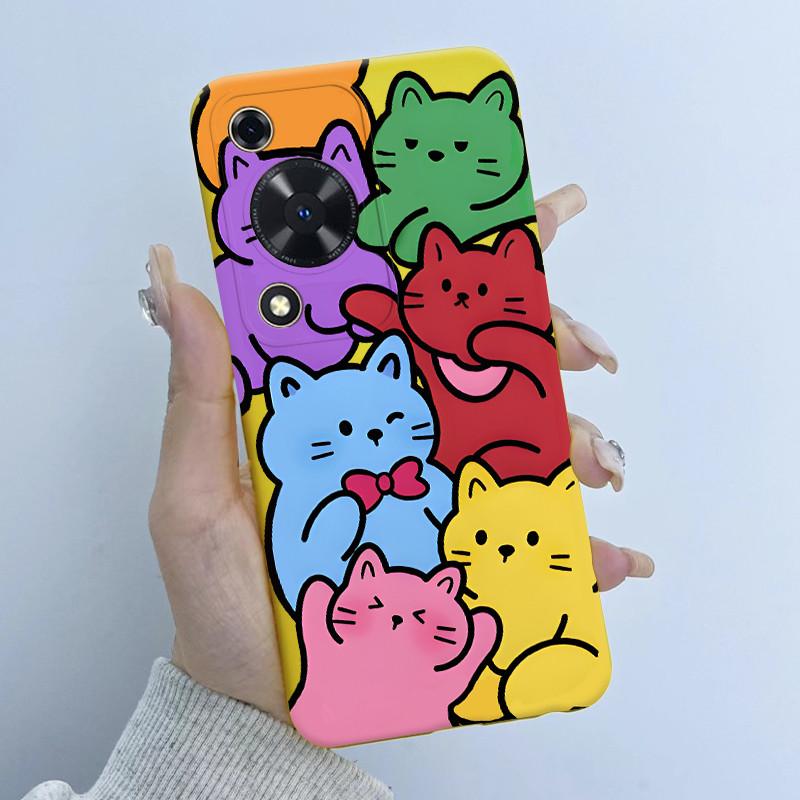 Case For Huawei Nova Y72 Butterfly Floral Girl Design Soft TPU Silicone Back Cover For Huawei Nova Y 72 MGA-LX3 Enjoy 70 Fundas
