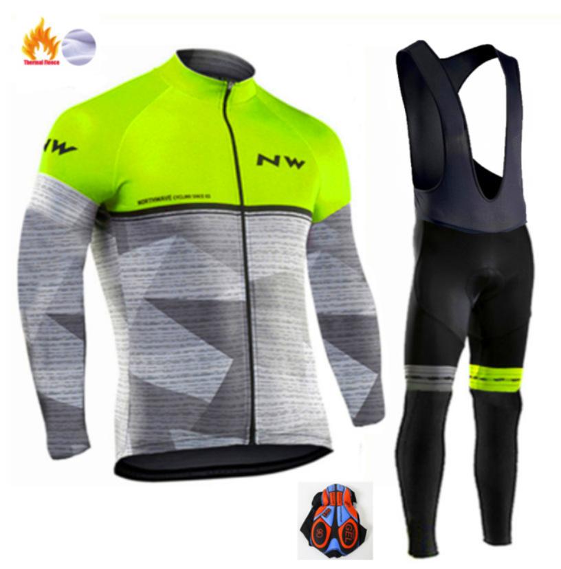 2026 Winter Fleece Warm Cycling Suit, Cycling Suit Fleece Warm Winter Thickened Long-sleeved Trousers Cycling Suit