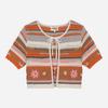 Thursday Island Women S Flower Jacquard Cardigan T264mcd944w