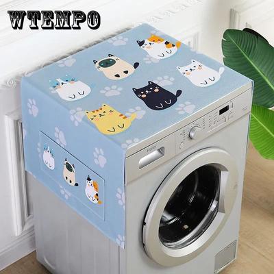 Dust Cover Refrigerator Cover Cloth Washing Machine Dust Cover Dust Cover Household Universal Cover Cloth Microwave Oven Oil Cover